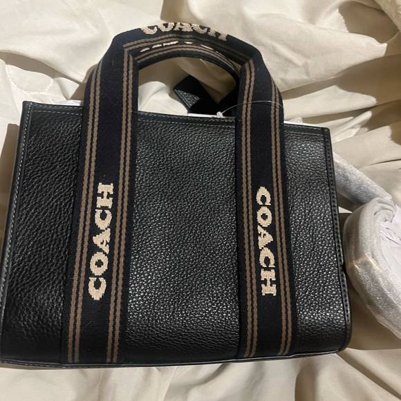 Coach Smith Tote Bag 24 NWT Pebbled Leather Black - Picture 7 of 10